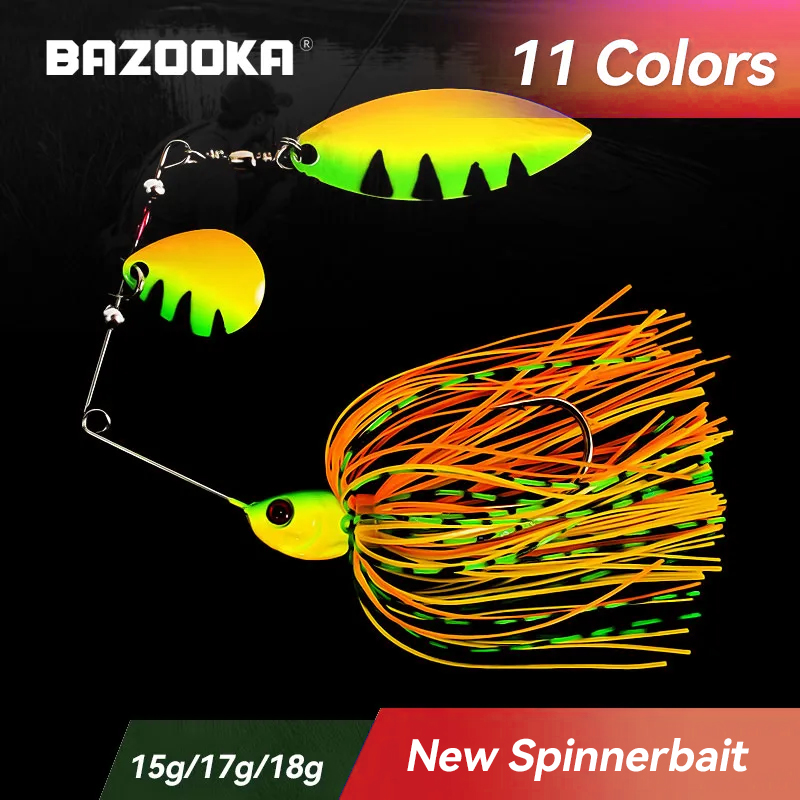 Fishing Lure Spinnerbait - Bazooka 15g 18g Spinnerbait leurre de