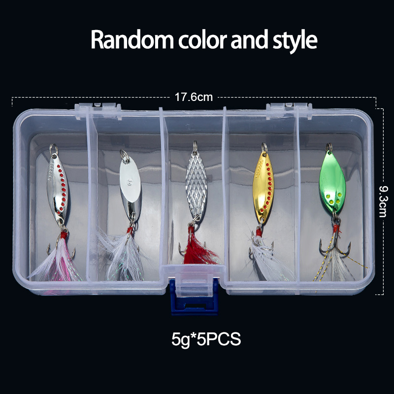 Fishing Lure Crankbait - Cuillère en métal Spinner leurre de