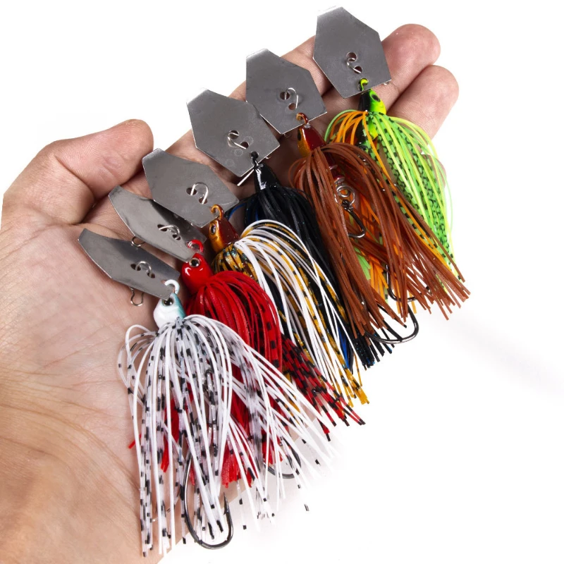 Fishing Lure Swimbait - 6 pièces/ensemble Chatterbait Kit de leurres