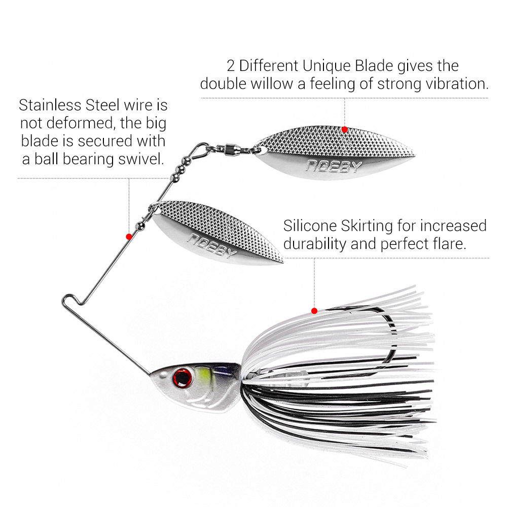 Noeby Spinnerbait 10.5g 14g 21 - Fishing Lure Swimbait avis et prix