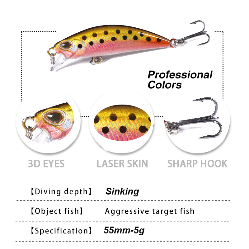 WESTBASS 1PX Micro leurre méné - Fishing Lure Crankbait avis et prix