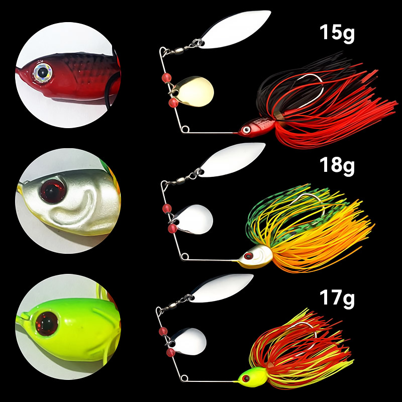 Bazooka 15g 18g Spinnerbait le - Fishing Lure Spinnerbait avis et prix