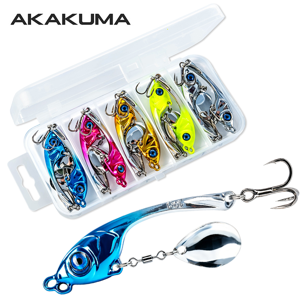 Lot de 10 leurres métalliques  - Fishing Lure Spinnerbait avis et prix