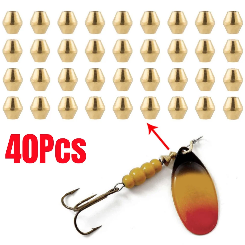 40 pièces bricolage leurre en  - Fishing Lure Spinner avis et prix